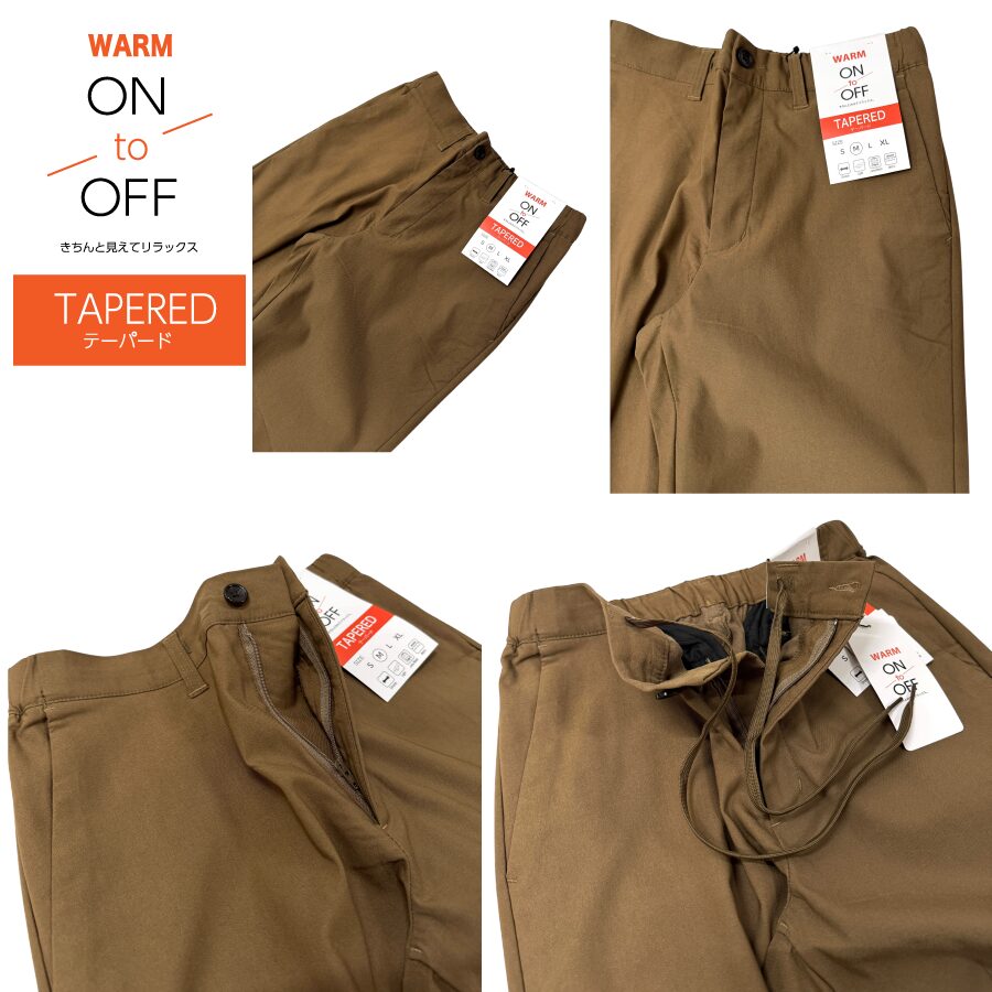 スーパーストレッチ 微起毛 テーパードパンツ - 画像 (19)