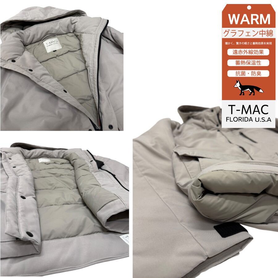 防菌・防風 中綿パーカー - 画像 (16)