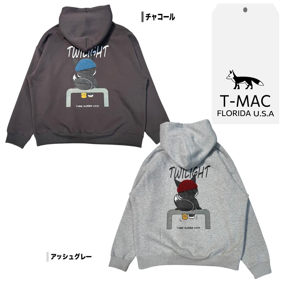 T-MAC サガラ刺繍 きつねプリントフーディー - 画像 (11)