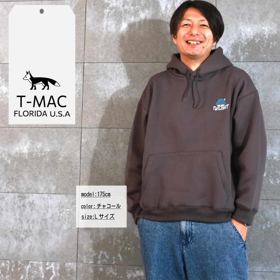 T-MAC サガラ刺繍 きつねプリントフーディー - 画像 (5)