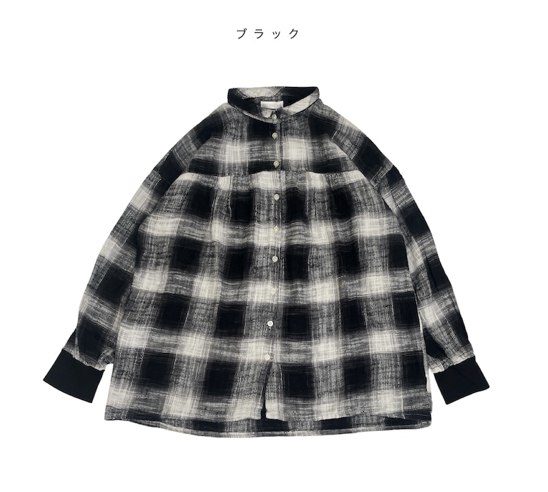 起毛チェックチュニック - 画像 (7)