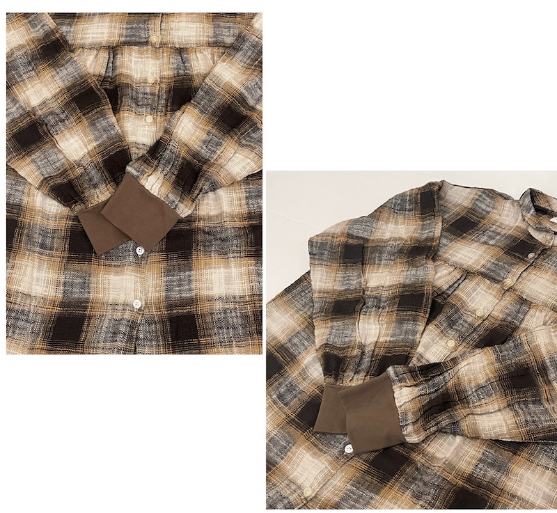 起毛チェックチュニック - 画像 (10)