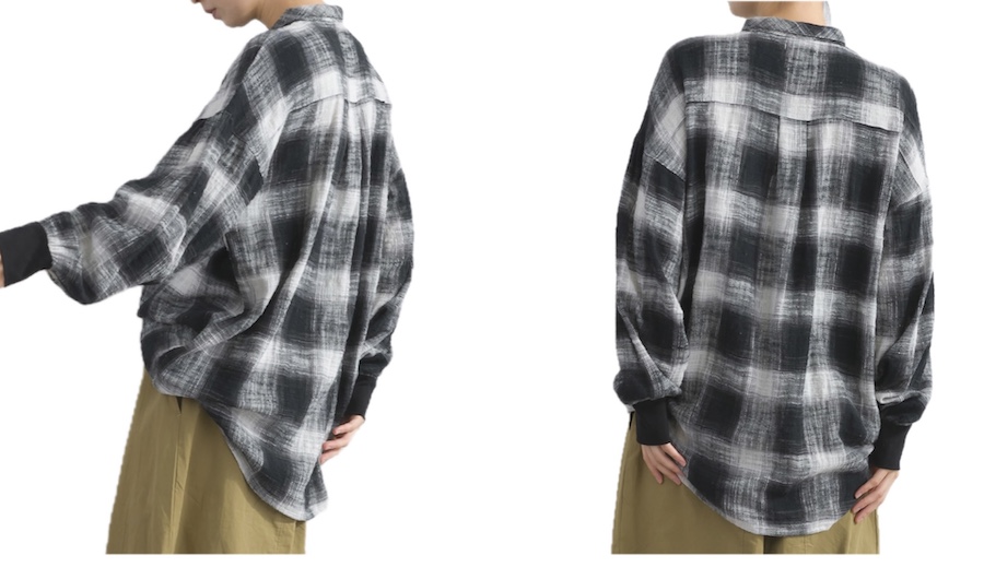 起毛チェックチュニック - 画像 (13)