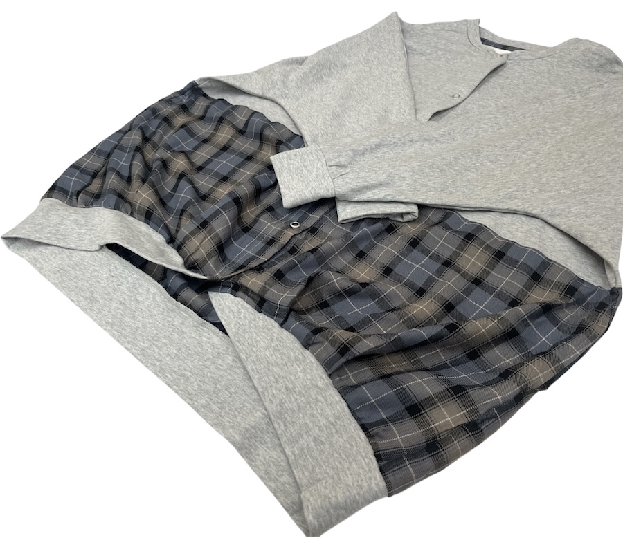 ロングチェック切替カーディガン - 画像 (11)