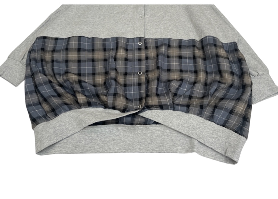 ロングチェック切替カーディガン - 画像 (12)