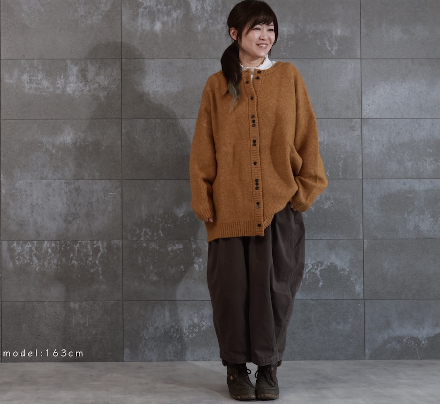 ボタンランダムカーディガンニット - 画像 (3)
