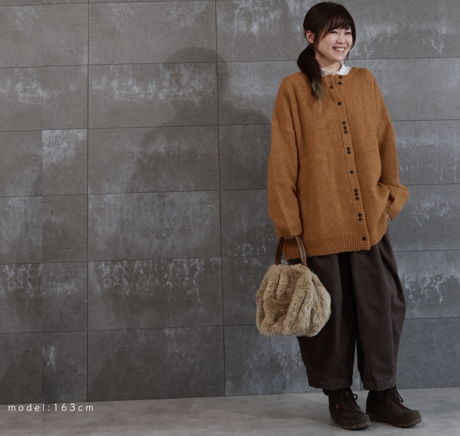 ボタンランダムカーディガンニット - 画像 (4)