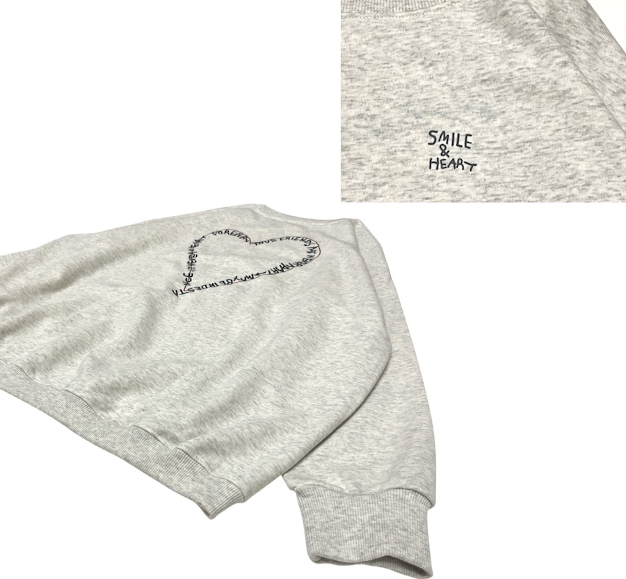 ロゴハート刺繍 ゆったりプルオーバー - 画像 (8)