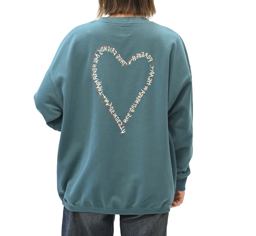 ロゴハート刺繍 ゆったりプルオーバー - 画像 (2)